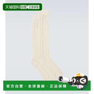 华伦天奴 valentino 男士 棉袜子 舒适时 1h可退 beige米色 潮奢