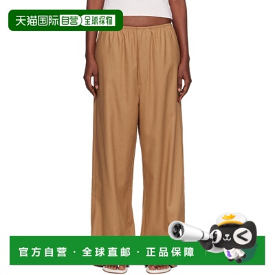 1h可退 潮奢 Baserange 女士 黄褐色 Stoa 长裤 PASTWSEXAU25