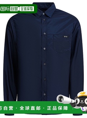 PRADA 男士衬衫 SC8341WQ9F0ABMSOOO SS2026 蓝色 Re-Nylon shirt