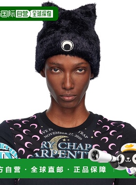 1h可退 潮奢 Marine Serre 女士 黑色 Wild Fluffy Knit Kawaii