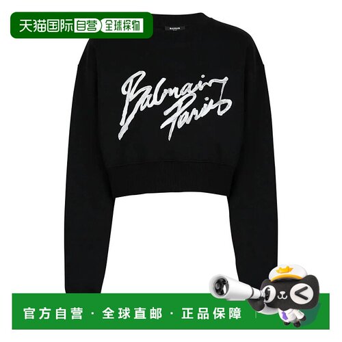 BALMAIN 女士针织衫 GF1JO080BD41 SS2026 黑色 Balmain 