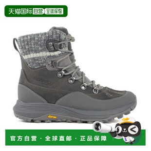 女款 靴 Siren 保暖中帮拉链炭灰色冬季 J038208 Merrell