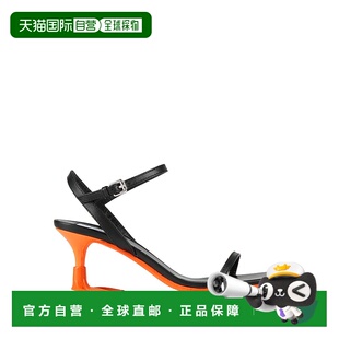 莫斯奇诺 女士 凉鞋 1h可退 舒适时尚 Moschino black黑色 潮奢