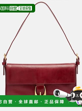 1h可退 潮奢 Staud 女士 Harlow 皮革肩包 red红色 舒适时尚