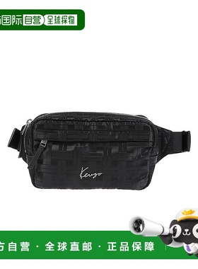 KENZO 男士腰包 FF65SA507F22 AW2025 黑色 Kenzo Belt bag斜挎包