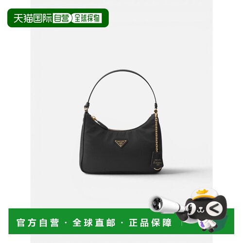 PRADA 女士单肩包 1N204PR064F0632F0632 AW2026 黑色手提包