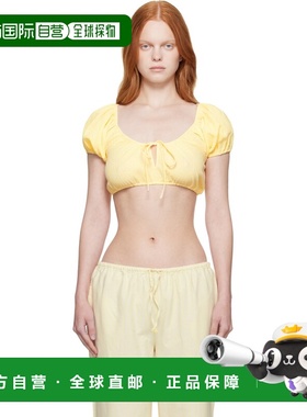 1h可退 潮奢 Tom Ford 汤姆 福特 女士 黄色 Ravello Gingham 上