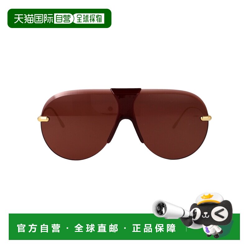 LOEWE 女士眼镜 LW40192U30S AW2026 罗意威 红色飞行员太阳镜