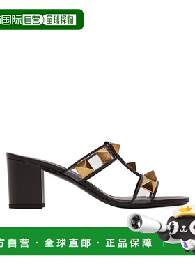 VALENTINO 女士凉鞋 2W0S0EP5CWSMWP SS2023 黑色 Roman Stud高跟