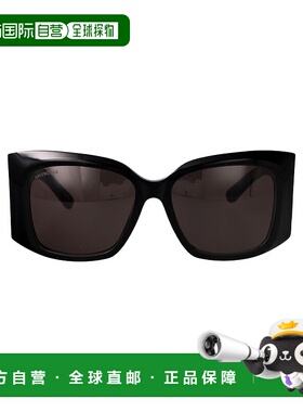 BALENCIAGA 女士太阳镜 BB0443S002 AW2025 黑色 Sunglasses