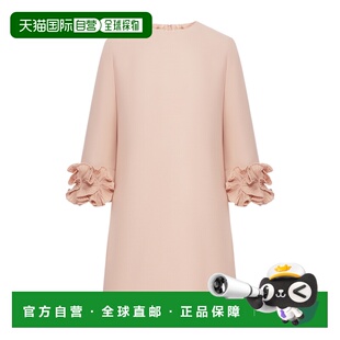 VALENTINO 女士连衣裙 BVADX01CF0LZ AW2025 粉红色 圆领连衣裙