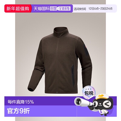 1h可退 Arc'teryx Men's Fleece Covert Cardigan 男士抓绒外套