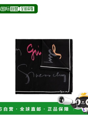 GIVENCHY 女士围巾 7100101450001 SS2026 黑色 Silk scarf
