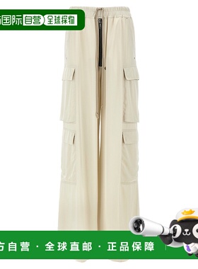 RICK OWENS 男士休闲裤 RR01E5339SCH41 SS2025 白色阔腿裤