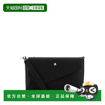 MONTBLANC 男士运动包 199363000 CO 黑色 Black leather crossbo