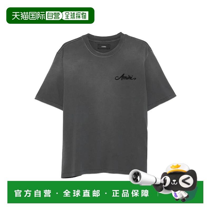 1h可退 AMIRI 男士T恤 94294AMJYTE119793344 AW2025 灰色