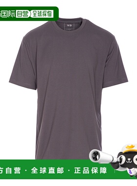 Y-3 男士T恤 JZ0717GRANITE AW2025 灰色