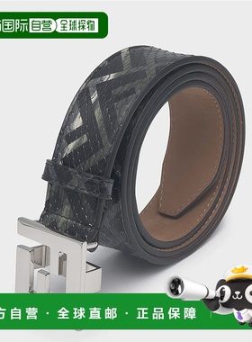 FENDI 男士腰带 7C0404AHUTF1GLV AW2025 黑色 Fendi Belts