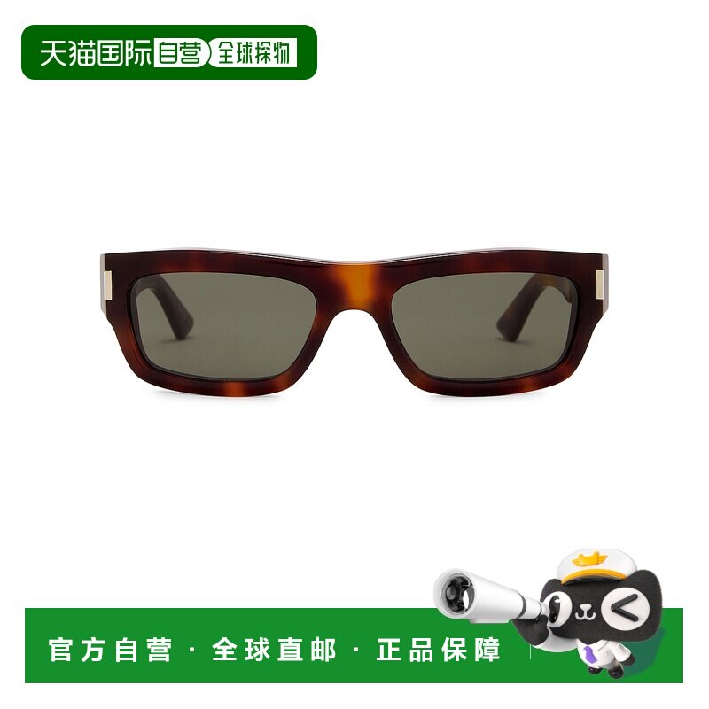 潮奢 Saint Laurent 圣罗兰 男士 矩形太阳眼镜 SL837002