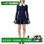 针织塔夫绸迷你连衣裙 1h可退 RS26106S Portrait 女士 潮奢 Self