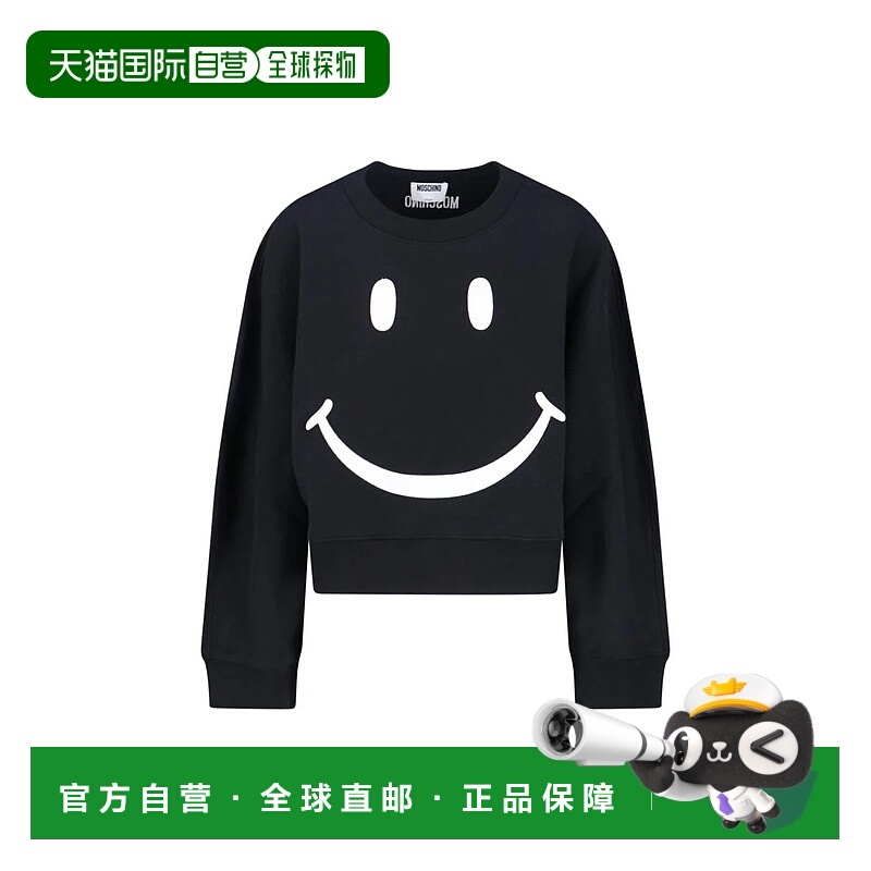 1h可退 MOSCHINO 女士针织衫 252D170254281555 AW2025 黑色