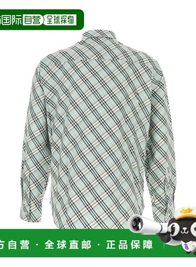 BURBERRY 男士衬衫 8101176C1788 SS2025 花色 Check cotton shir