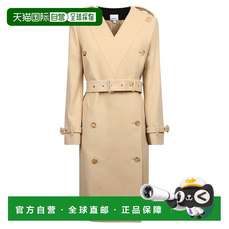 BURBERRY 女士卫衣 8046678A7405 AW2021 浅棕色 Double-breasted