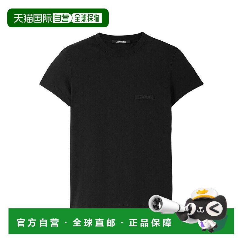 潮奢 Jacquemus 女士 JACQUEMUS and Polos T恤黑色T恤 TSW00550A