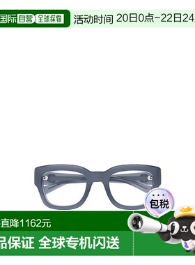 GUCCI 男士眼镜 GG1788O004 AW2025 古驰 平光镜灰色几何