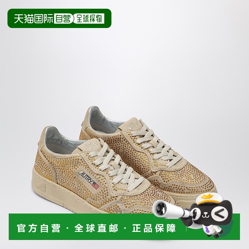 1h可退 潮奢 AUTRY 女士 Medalist Crystals 古铜色运动鞋 AULWNA