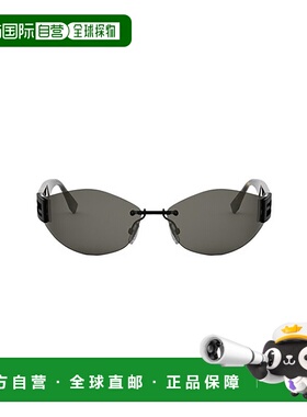 FENDI 女士眼镜 FE40159U02A SS2025 新款灰色太阳镜