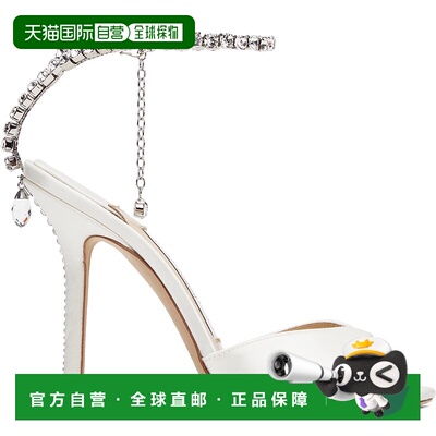 1h可退 潮奢 Jimmy Choo 周仰杰 女士 白色 Saeda 100 凉鞋 SAEDA