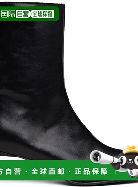 1h可退 潮奢 Our Legacy 女士 黑色 Karasu Heel 踝靴 A4257KB