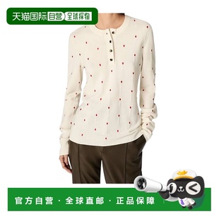 bottega T恤针织长袖 veneta 上装 上衣刺绣 女士 1h可退