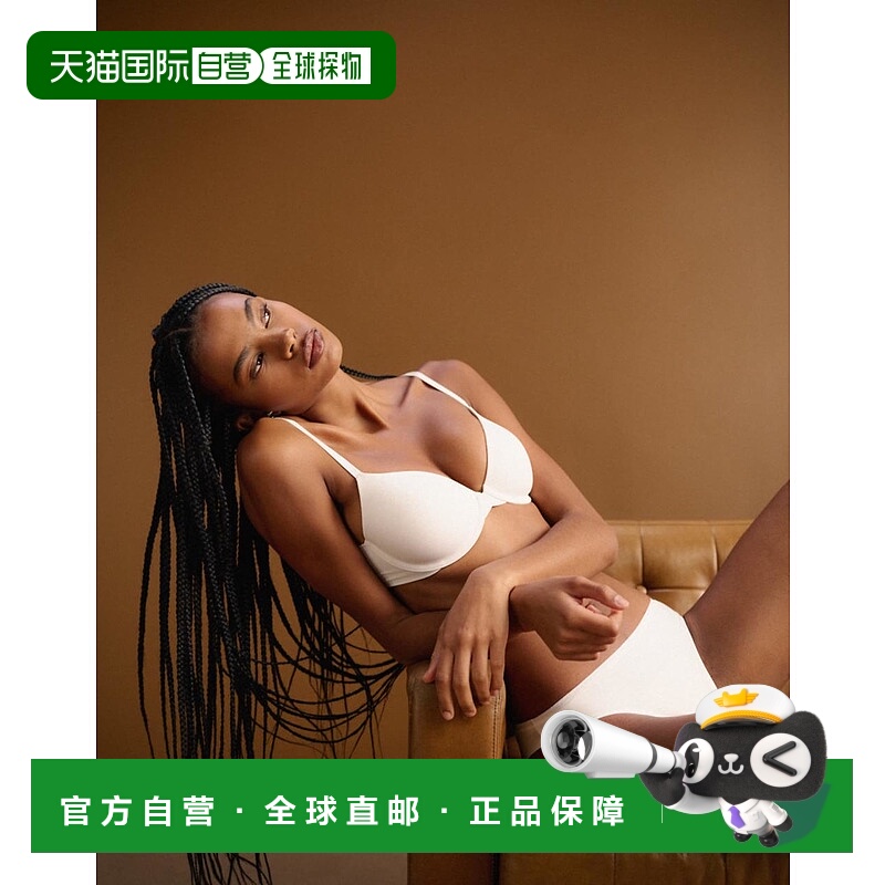 1h可退 潮奢 Calvin Klein 卡尔文 克莱恩 女士 完美合身文胸(白)