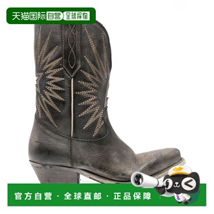 Low GWF0 GOLDEN 中筒靴 Star Wish 黑色 女士 GOOSE 潮奢 1h可退