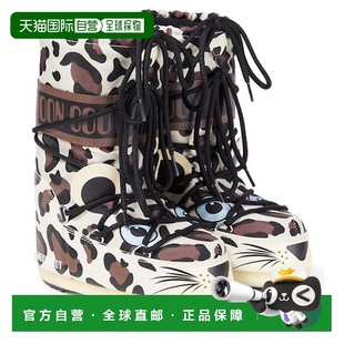 boot 月亮靴 女童 1h可退 豹纹雪地靴童鞋 moon Icon 潮奢