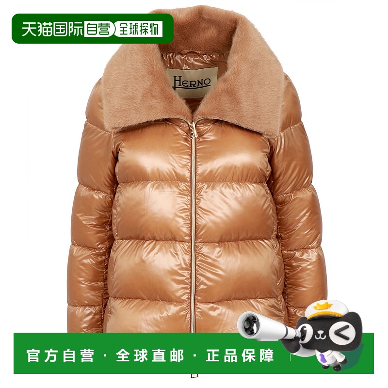 1h可退 HERNO 女士外套 PI001923D12017Z2157 AW2025 棕色