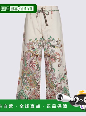 ETRO 女士牛仔裤 WRNB0006AK771X0802 SS2025 白色 高腰牛仔裤