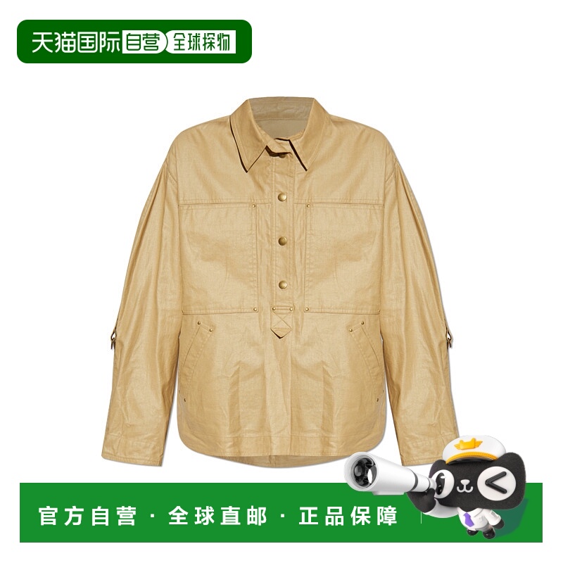 1h可退 ISABEL MARANT 女士衬衫 HT0605FAC1C01IBEIGE SS2025