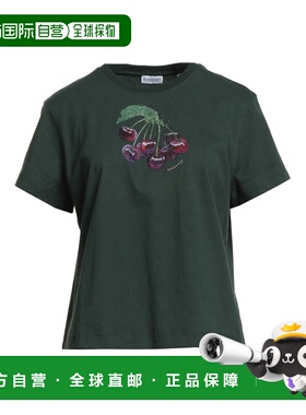 1h可退 潮奢 Burberry 巴宝莉 女士 T恤 green绿色 舒适时尚