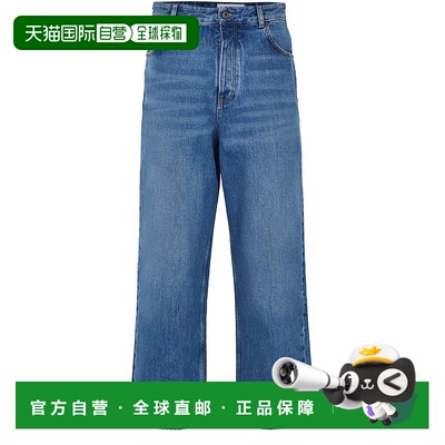 1h可退 LOEWE 罗意威 25秋冬  LOEVJ878BLU 男士 牛仔裤宽松