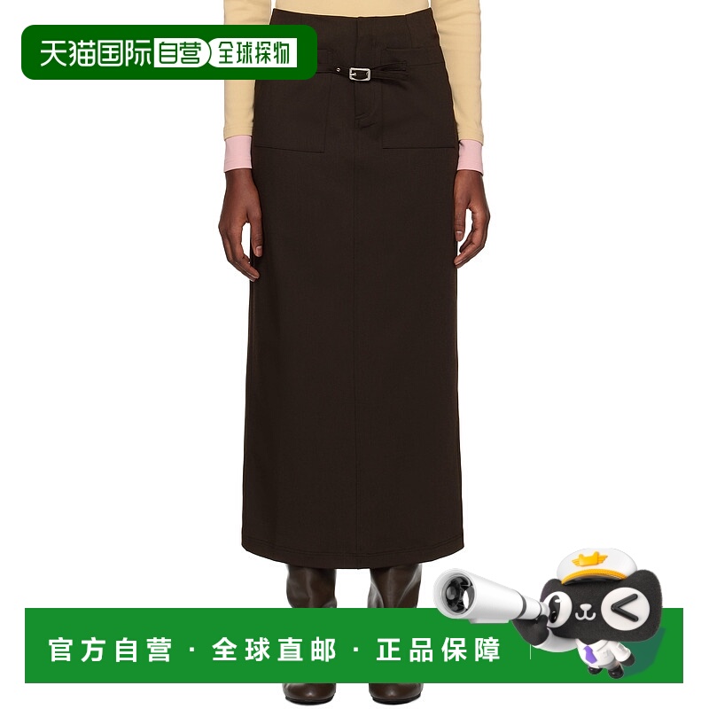 1h可退 潮奢 Gimaguas 女士 棕色 Lizzie 半身裙 LIZZIESKIRT