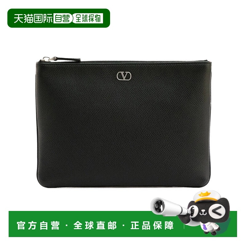 1h可退 VALENTINO 男士化妆包 YP0AP5UAG0NO AW2025 黑色 拉链手