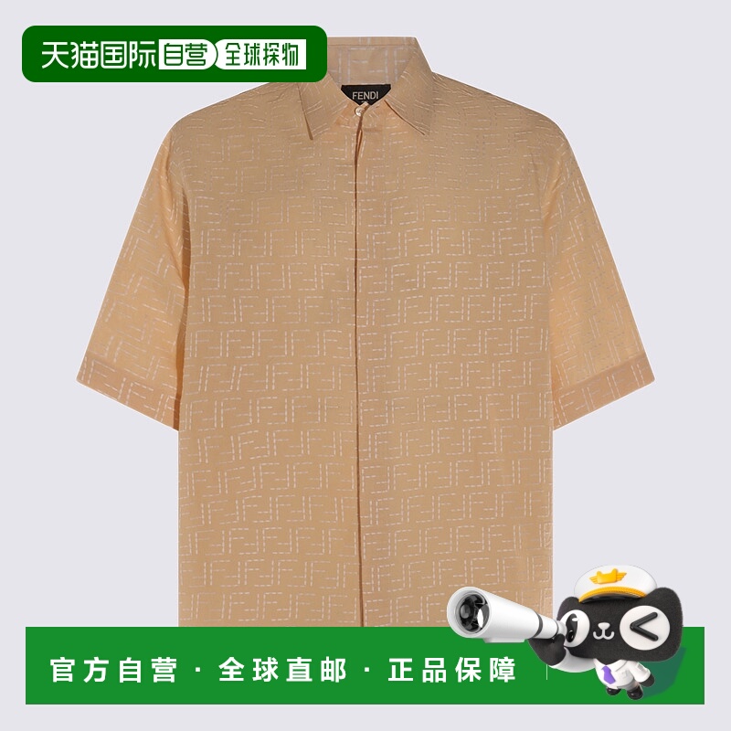 1h可退 FENDI 男士衬衫 FS1317AU6YF0PKL SS2025 花色 SHIRT LINE