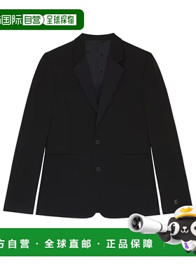 GIVENCHY 男士西服 BM30EX14DL001 AW2024 黑色 Day Jacket Slim