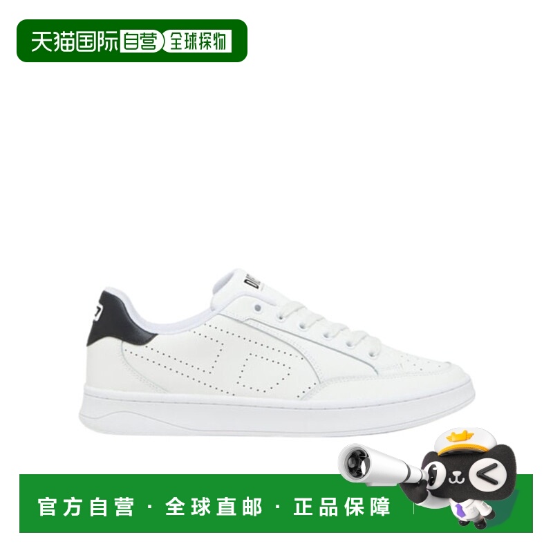 1h可退 DIESEL 男士运动鞋 Y03595P0476H1866 SS2025 白色 S-Dako