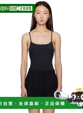 1h可退 潮奢 ANINE BING 女士 黑色 Vesta 连体泳衣 A1110944BLK2