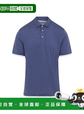 BRUNELLO CUCINELLI 男士POLO衫 MR8333966CTA27DENIM