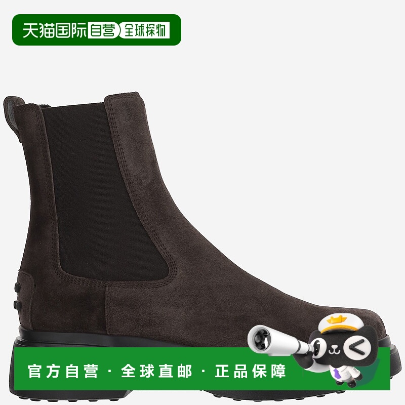 1h可退 TOD'S 女士靴子 XXW74L0JK20RE0S808 AW2025 棕色 圆头短